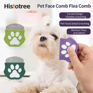 Pet flea comb Head Lice Comb hair comb dog cat fur comb Pet Tear Stain Remove Dogs Cats Grooming Combs
