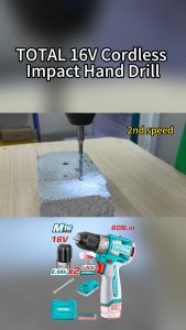TOTAL TIDLI16682 16V 2.0Ah Cordless Brushless Impact Hand Drill 60N.m