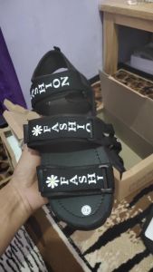 Sandal Outdoor Tali Gunung Gladiator Wanita Daisy Fashion Korea Style Anak Remaja Dewasa Sun Flower Bunga Hitam Putih Krem Karet Lentur Terbaru
