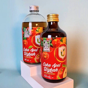 Cuka Apel Usybah Murni Sehat Alami BPOM 500 Ml
