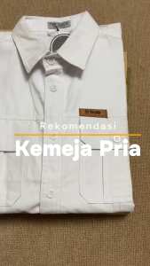 Kemeja Lapangan Pria Lengan Panjang | Kemeja Kerja | Kemeja Formal dan Casual