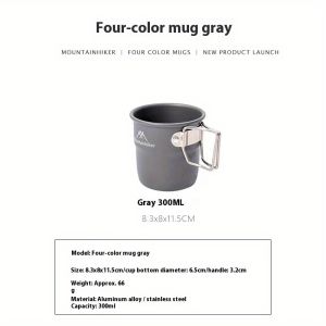Mountainhiker | Mountainhiker Camping Cups Aluminum Cups Travel Cutlery Picnic Utensils Outdoor Gear Travel Cooking Sets Cookware Hiking