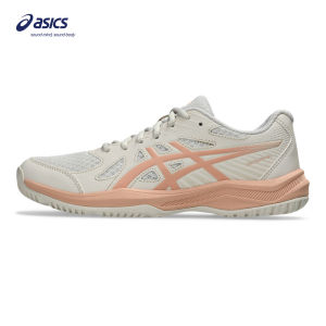 ASICS Women UPCOURT 6 Indoor Court Shoes in Soft Oat/Cantaloupe