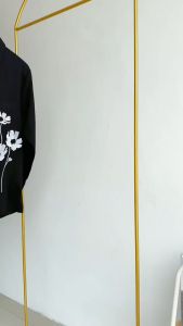 Emikoawa Lakhsmi kemeja poplin basic Wanita border embroidery bunga Atasan Wanita