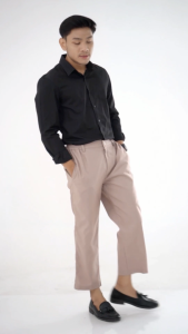 Tayma Celana Sirwal Kantor Pria Formal Katun Semiwool Adem Lembut Tidak Kusut Nyaman untuk Kerja