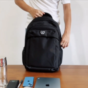 VOREX Backpack for Men 28L Professional Business 15.6 Inch Laptop Backpack with Multiple Organization Pockets Water Resistant Casual Daypack Black | V1004