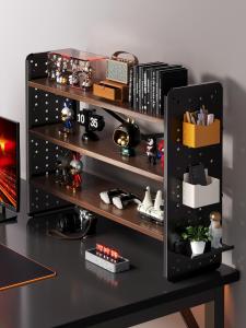 Multi-Layer Storage Organizer Rack Bedding Fabric Drying Rack Tabletop Home Use Caddy Board Hole Board Artisanal Crafted