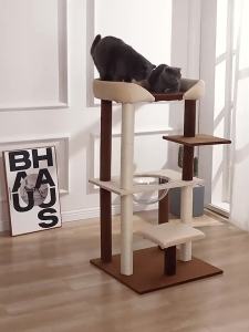 Cat climbing frame cat nest cat tree integrated large cat pup Maine Coon cat bed cat house sisal cat scratching post
