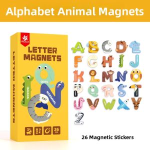 Alphabet and Number Magnetic Fridge Stickers Children Educational Toy 26 Pieces