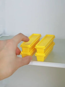 Fries lce Stick Molds With Magnetic Storage Box Easy-Release Fun Party Kitchen Cold French Fry Ice Mold Ice Mold