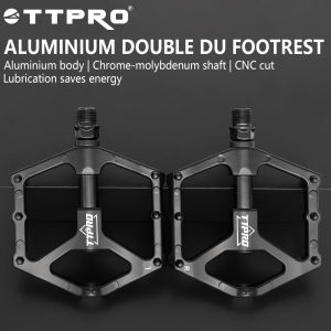 TTPRO AL-99 Ultra Light Mountain Road Bicycle Pedal Seal Bearing Anti-skid Foot Nail Platform Widened Design Cycling Accessory
