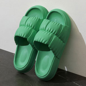 Dép EVA Chống Trượt Mùa Hè Cho Nam Và Nữ Dùng Trong Nhà Phòng Tắm Khách Đến Nhà Đế Mềm Màu Trơn Đôi Cho Khách Sạn