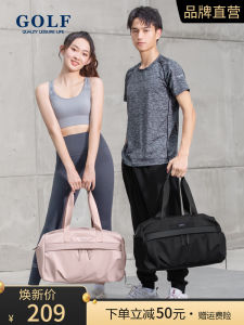 Golf Large Capacity Sports Fitness Bag Men Women Travel Shoulder Crossbody Bag Multifunctional Trendy Oxford Cloth Leisure Bag