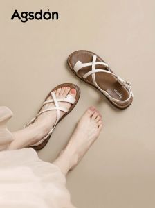 Agsdon | Retro Style Summer Women Sandals Soft Bottom