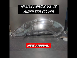 AIR FILTER COVER for NMAX & AEROX V2/V3 – Plug & Play  Clear & Smoke  Thailand Quality