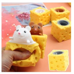 Cheese Block Squeeze Toy Children Cartoon Cute Stress