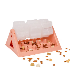 Pet Intelligence Slow Feeder Toy Automatic Roller Feeder Home Training Device Fun Decomposition Resistance for Cats