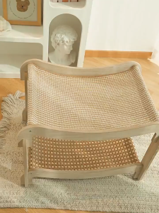 Double Layer Cat Bed Wooden Cat Scratch Board  Cat Lounge Chair Cat Nest Integrated Grind Removable