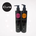 HAIR STRENGTH & SHINE SET!  iCure Shampoo & Conditioner 300ml - KERATIN TREATMENT & DAILY USE for UNBEATABLE HAIR STRENGTH & SHINE!. 