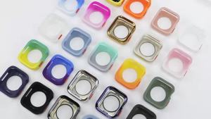 Soft Candy Silicone Bumper Case For Apple Watch 9 8 7 6 SE 5 Sport Anti-drop Matte Cover For iwatch 49mm 41mm 40mm 44mm 45 mm