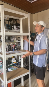 Rak Besi Siku 120x40x180cm 6 Susun Serbaguna Untuk Gudang dan Penyimpanan