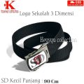 sabuk anak sekolah SD SMP SMA gambar 3D. 