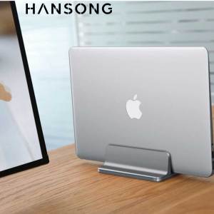 Vertical Laptop Stand Holder Foldable Aluminum Notebook Stand Laptop Tablet Stand Support For Macbook Air Pro PC 13-17 inch