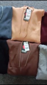 Sweater Hoodie Resleting Polos Denim Dewasa Kekinian Terbaru Premium Pria Wanita