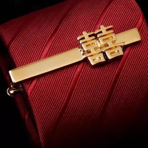 Wedding Tie Clip Groom Wedding Tie Set Red Wine Color Pocket Square Tie Clip Chest Flower Wedding Tie Clip Fashion Accessories