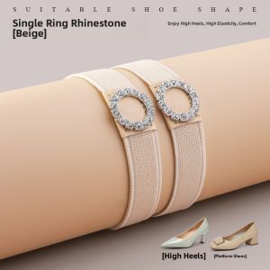 Elastic Mary Jane Shoe Laces Womens No Installation Adjustable High Heel Anti-Loss Shoelaces Suitable for Flats And Loafers