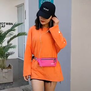 Waterproof Waist Bag Funny Pack MEN and WOMEN Crossbody Belt Bag Chest Bag Hip Pack with Adjustable Strap Travel Walking Running Hiking Cycling Commuting Outdoor Sport