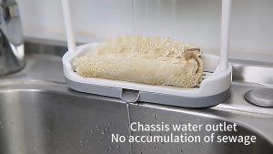 Multifunction SpongeTowel Holder Kitchen Organizer Rack Vertical Soap Storage Racks Cleaning Cloth Hanger Kitchen 厨房收纳架