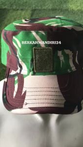 Topi PDL Pet Loreng NKRI TNI Militer Velbed Loreng Malvinas