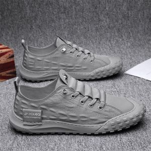 SALE Grosir Sepatu Sneakers Pria (Free Box) Sport Casual Santai Keren Import Mens Crocodile Style Sneakers Bertali - GS124777