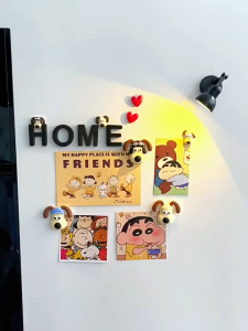3D Cartoon Figurine Stickers INS-style Resin Peek Water Cup 3D Stickers