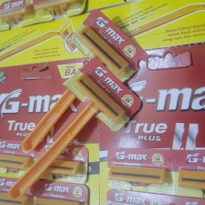 Pisau cukur warna kuning 2 mata pisau / alat cukur / cukuran