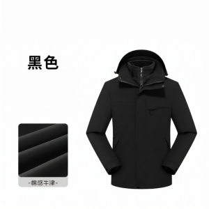 ZST | Custom Logo 3-in-1 Detachable Lined Work Jacket
