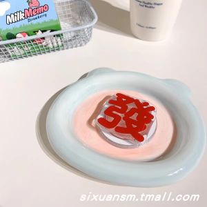 Quirky Ideas New Year Text Good Luck Fortune MagSafe Magnetic Suction Cellphone Airbag Support Foldable Telescopic Rotate Air Cushion Drop-Resistant Fastened Ring Adsorption Supporting Seat Bean Bag Binge-Watching Tool