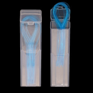 2 Box Dental Floss Threader Dental Traction Line Oral For Crown Brace Bridge Implant Hoop Threading Braces Steel Traction