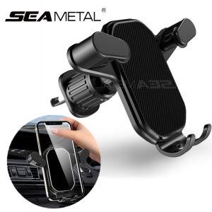 SEAMETAL Universal Car Phone Holder Air Vent Bracket 360 Rotation Cellphone Stand