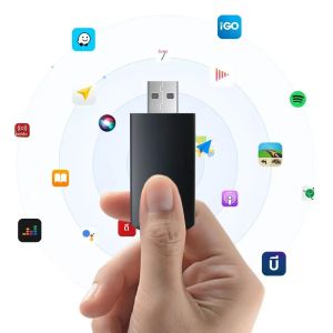 อะแดปเตอร์ CarPlay แบบมีสายเป็นไร้สาย แบบเสียบใช้งานได้ทันที แปลง CarPlay แบบมีสายของแท้เป็นไร้สาย