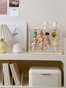 Blind box storage display rack doll model display cabinet figurine dustproof display box