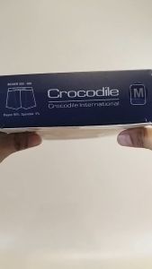 Celana Boxer Pria CROCODILE BXCR 006 Isi-2 Pcs