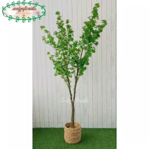 Pohon Artificial Tanaman Hias Daun Semanggi T170 Latex Cover Pot Eceng Gondok Dekorasi Ruang Tamu Aesthetic