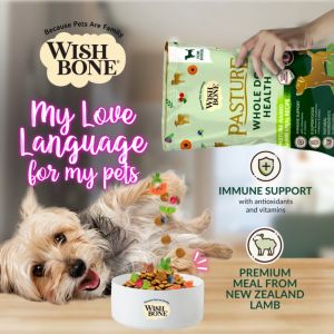 Wishbone Pasture Dog New Zealand Lamb Gluten Free Grain Free Dry Dog Food for Overall Pet Health