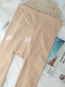 plus Size Double-Sided Crotch Thickened Velvet Spring Autumn Thin Fleece 200 Pounds Fat MM Footwear Meat Color Winter Tights