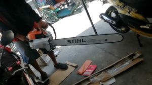 Ready Stock: Original Gasoline Chainsaw 20/24/36 Inches Model-MS070 Portable High Power Saw Made in Germany Outdoor Power Tools Chain Saw Mini ChainSaw