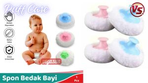 Puff Case Tepuk Bedak Tabur Bayi Cepuk Bedak Halus dan lembut-Aurora Store (COD)