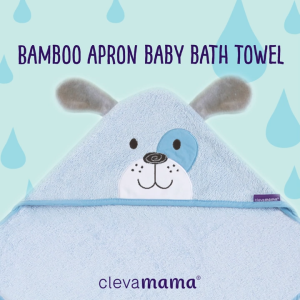 Clevamama Bamboo Apron Bath Towel - Assorted Colours
