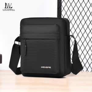 LouisWill Mens Shoulder Bag Leisure Cross Body Bag Waterproof Travel Bag Business Bag Large Capacity Bag Casual Bag Fashion Leisure Sport Street Bag for College Student